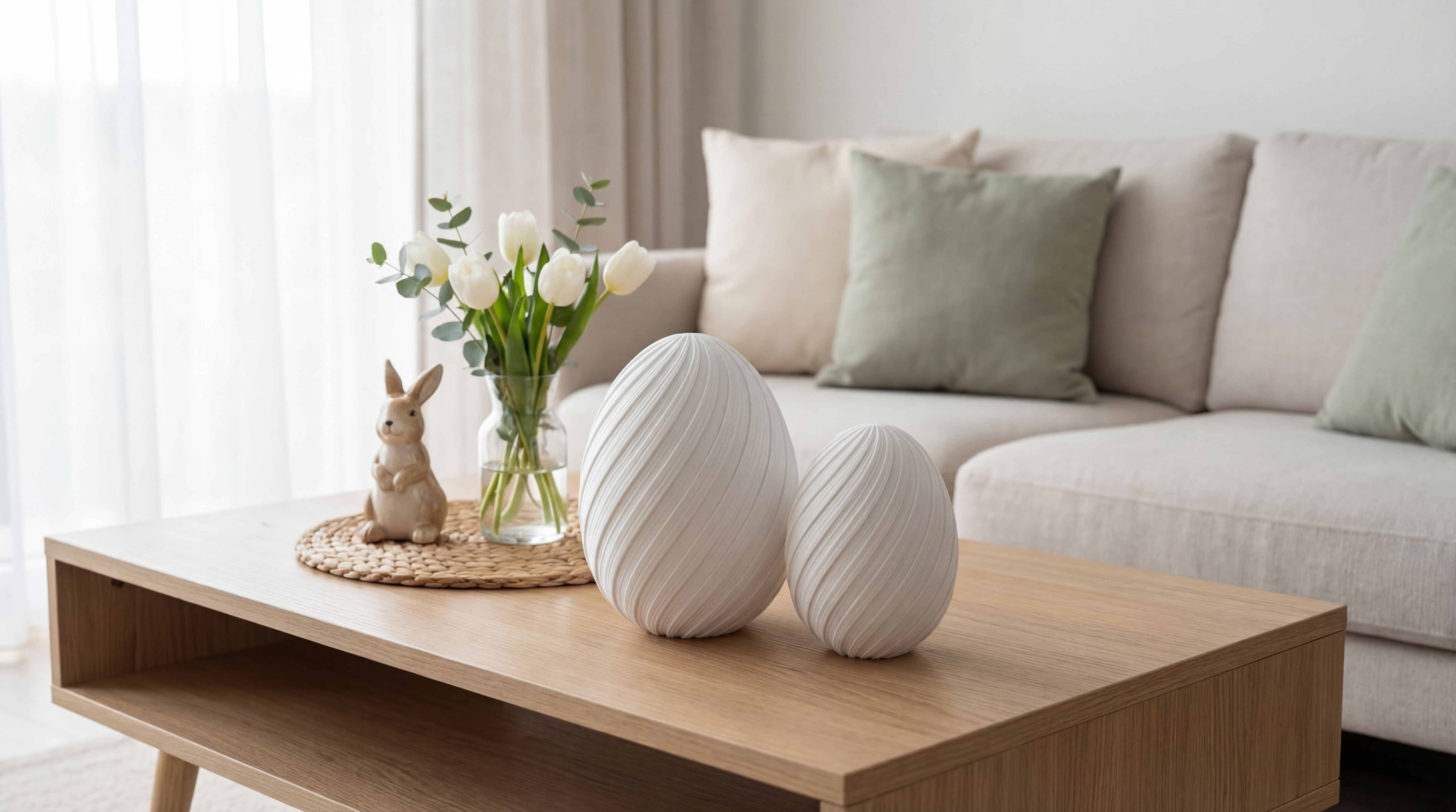 Spiral Easter Eggs