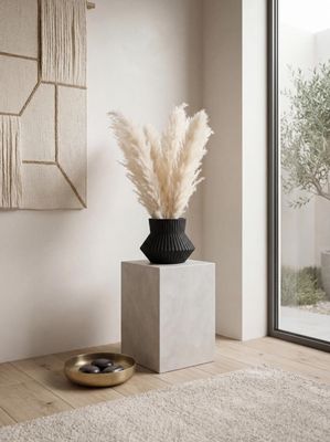 Architectural Ribbed Vase – photo 6