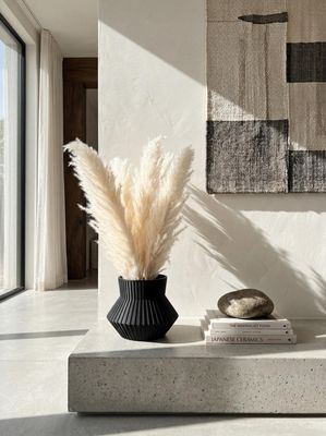 Architectural Ribbed Vase – photo 7