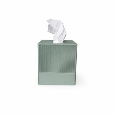 Fluted Square Tissue Box Cover – photo 3