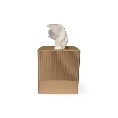 Fluted Square Tissue Box Cover – photo 4