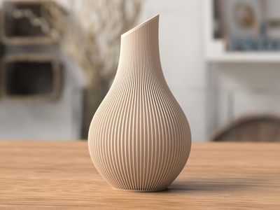 Japandi Ribbed Vase – photo 8