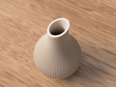 Japandi Ribbed Vase – photo 9