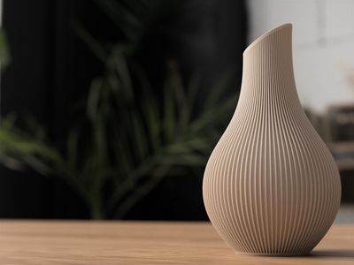Japandi Ribbed Vase – photo 10