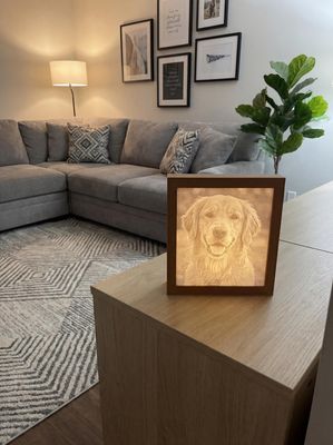 Custom LED Lithophane Frame – photo 2
