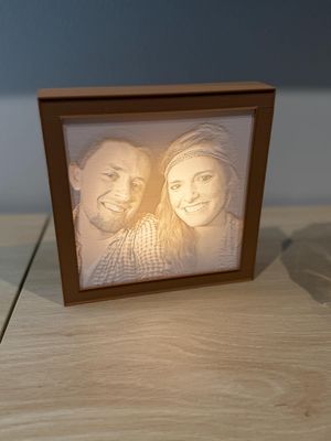 Custom LED Lithophane Frame – photo 4