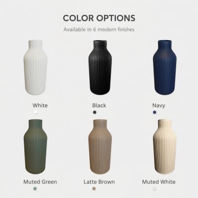 Ribbed Flower Vase Set – photo 5