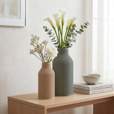 Ribbed Flower Vase Set – photo 6