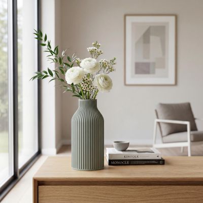 Ribbed Flower Vase Set – photo 7