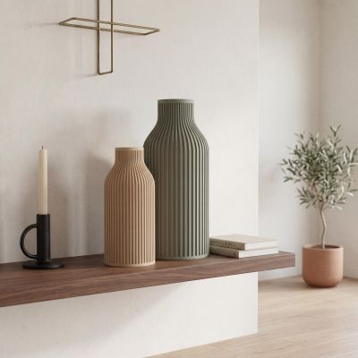 Ribbed Flower Vase Set – photo 10