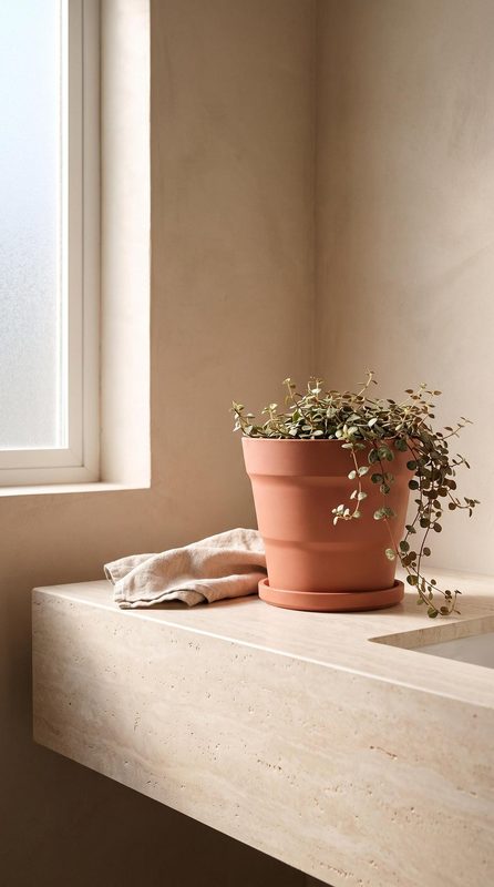 Modern Planter Pot with Drainage Tray