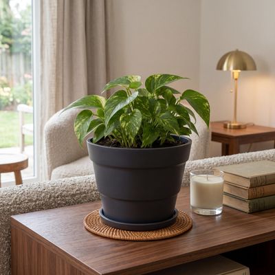 Modern Planter Pot with Drainage Tray – photo 2