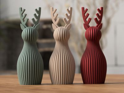 Modern Reindeer Figurine – photo 1