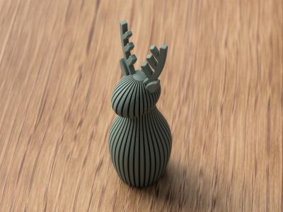 Modern Reindeer Figurine – photo 2