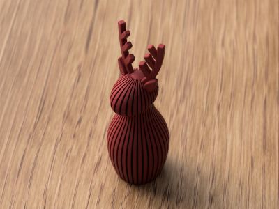 Modern Reindeer Figurine – photo 3