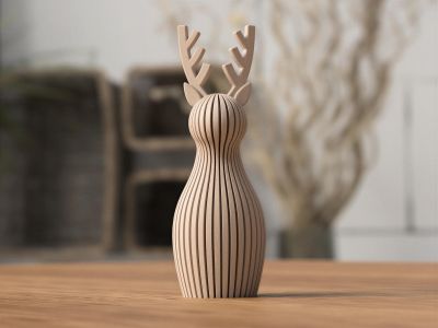 Modern Reindeer Figurine – photo 5