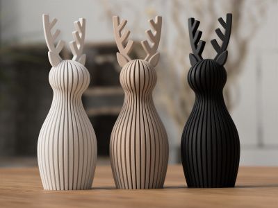 Modern Reindeer Figurine – photo 6
