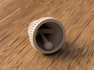 Modern Ribbed Bell Christmas Ornament – photo 6