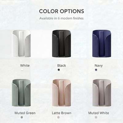 Modern Ribbed Paper Towel Holder – photo 2