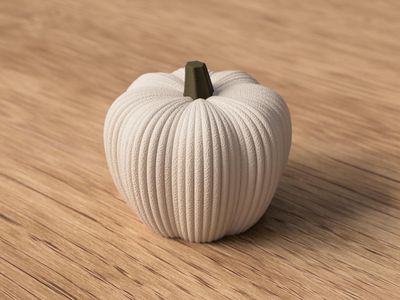 Modern Ribbed Pumpkin Decor, Neutral Fall Decor, Autumn Home Accent, Thanksgiving Shelf Decor, Minimalist Pumpkin – photo 16