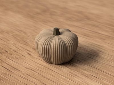 Modern Ribbed Pumpkin Decor, Neutral Fall Decor, Autumn Home Accent, Thanksgiving Shelf Decor, Minimalist Pumpkin – photo 17