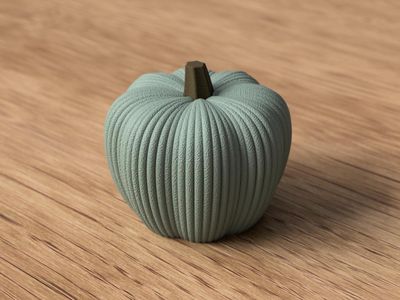 Modern Ribbed Pumpkin Decor, Neutral Fall Decor, Autumn Home Accent, Thanksgiving Shelf Decor, Minimalist Pumpkin – photo 4