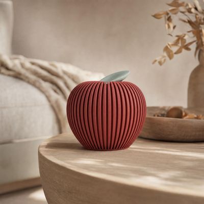 Ribbed Apple Tealight Holder – photo 2