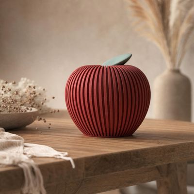 Ribbed Apple Tealight Holder – photo 3