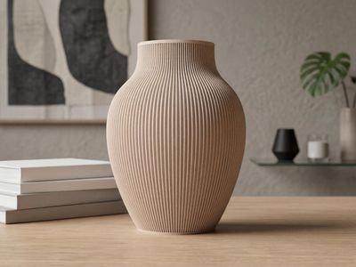 Ribbed Japandi Vase – photo 12