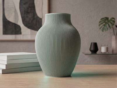 Ribbed Japandi Vase – photo 5