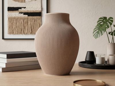Ribbed Japandi Vase – photo 6