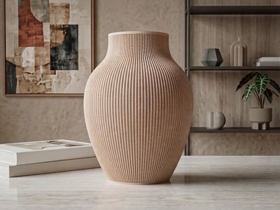 Ribbed Japandi Vase – photo 7