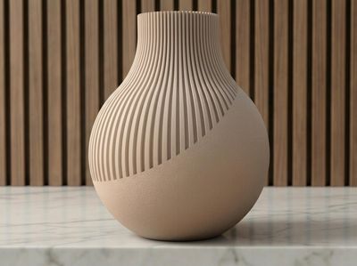 Ribbed Japandi Vase – photo 2