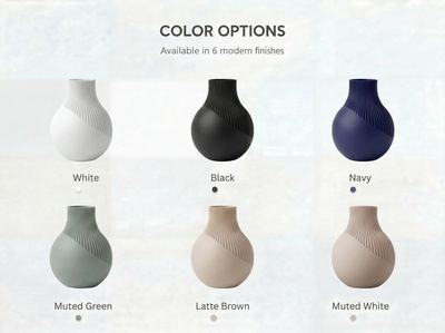 Ribbed Japandi Vase – photo 3