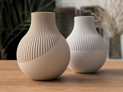 Ribbed Japandi Vase – photo 4