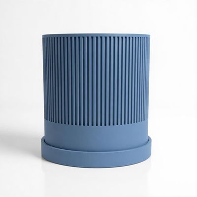Ribbed Planter with Drip Tray – photo 12