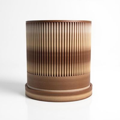 Ribbed Planter with Drip Tray – photo 5