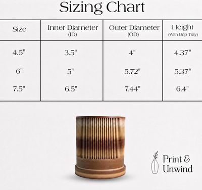 Ribbed Planter with Drip Tray – photo 8