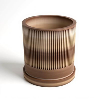 Ribbed Planter with Drip Tray – photo 9