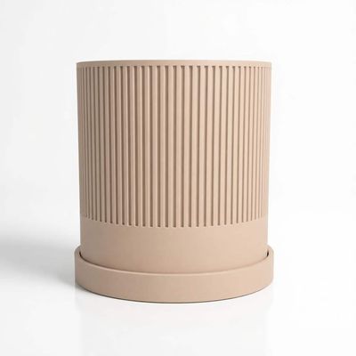 Ribbed Planter with Drip Tray – photo 10