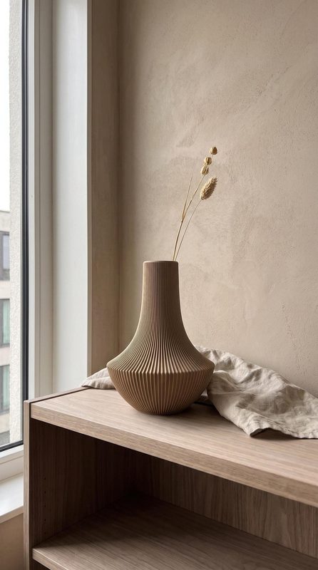 Sculptural Japandi Vase Set