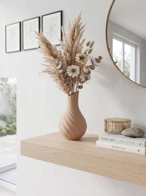 Spiral Ribbed Japandi Vase – photo 8