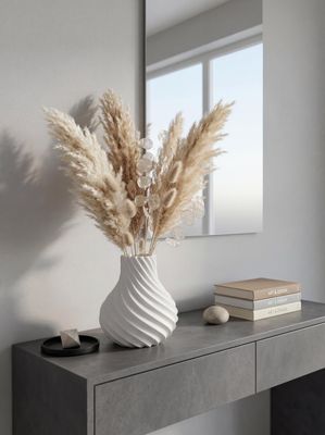 Spiral Sculptural Japandi Vase – photo 2