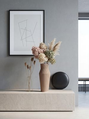 Tall Ribbed Japandi Vase – photo 12