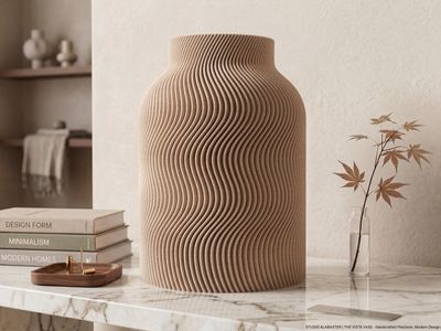 Wave Ribbed Japandi Vase – photo 6