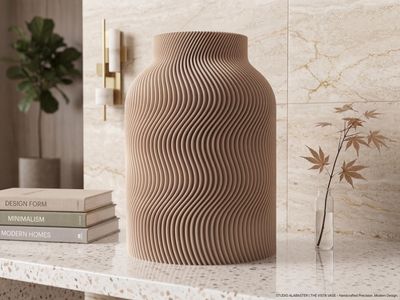 Wave Ribbed Japandi Vase – photo 8