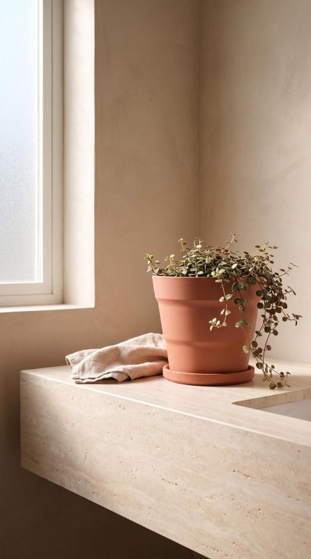 Modern Planter Pot with Drainage Tray